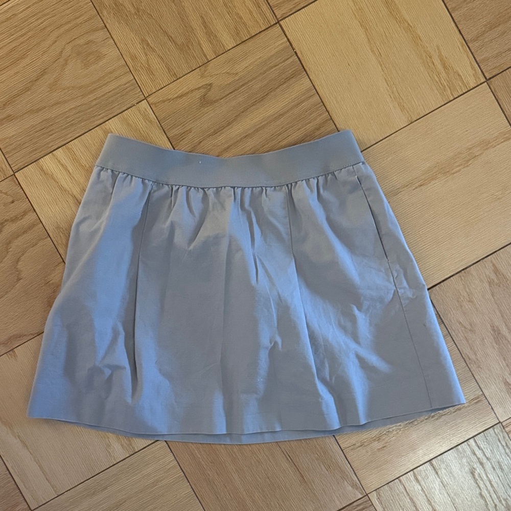 J. Crew Soft Grey Mini Skirt